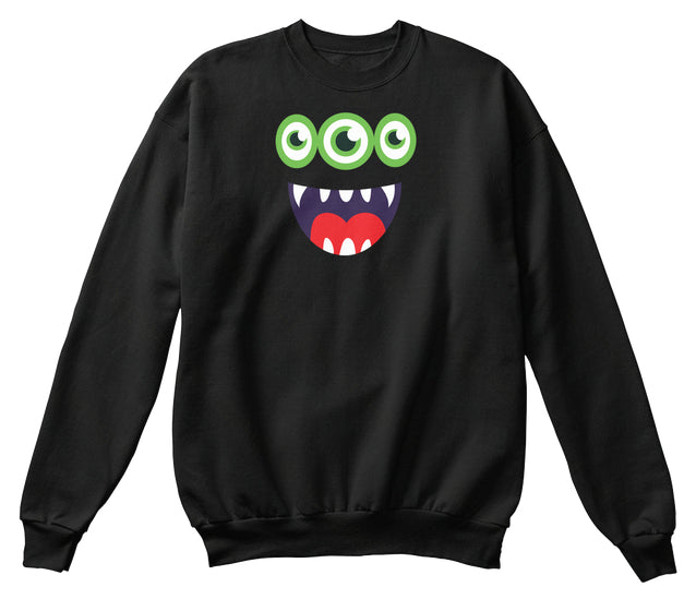 Funny Cartoon Monster Halloween Face