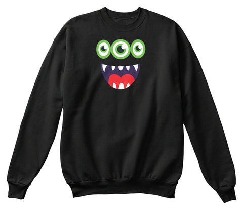 Funny Cartoon Monster Halloween Face
