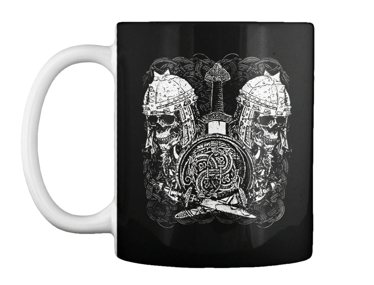 Viking Skull T-Shirt 3XL Black copy