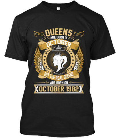 QUEENS ARE BORN IN OCTOBER T Shirt