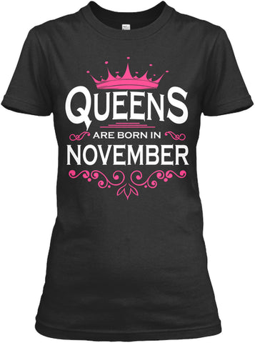 Queens are born in november