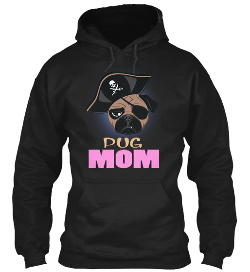 Funny Pug Mom Pirate Hat