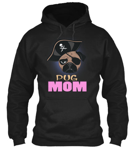 Funny Pug Mom Pirate Hat