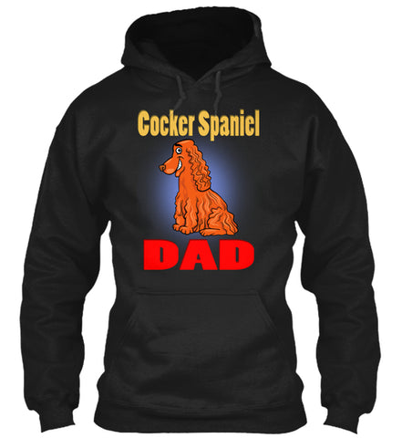 Funny Purebred Cocker Spaniel Dog Dad