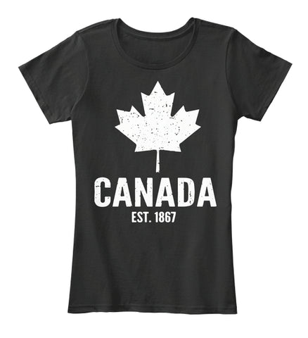 CANADA 150 Years shirt Canadian Flag Est 1867 tshirts