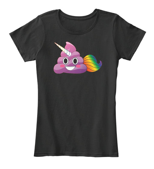 Unicorn Poop Emoji Cute Rainbow Tail