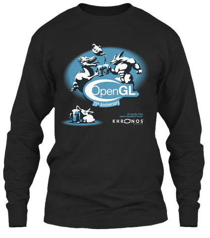 OpenGL 25th Anniversary - black