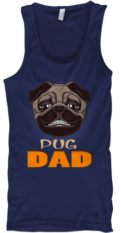 Funny Pug Smiling Dad Dog