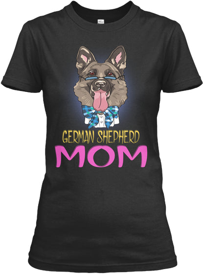 Funny Hipster Dog German Shepherd Mom