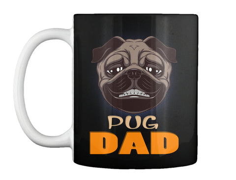 Funny Pug Smiling Dad Dog