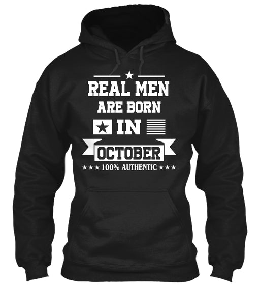 Real Men are born in October T-Shirt
