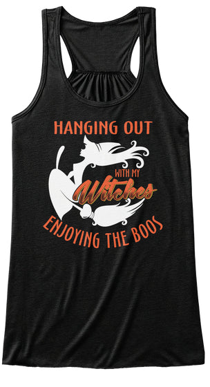 HANGING WITH MY WITCHES HALLOWEEN T-SHIR