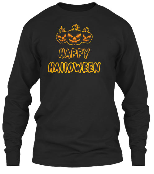 Happy Halloween Black Pumpkin shirt