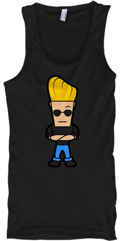 JOHNNY BRAVO CARTOON SHIRT FUNNY