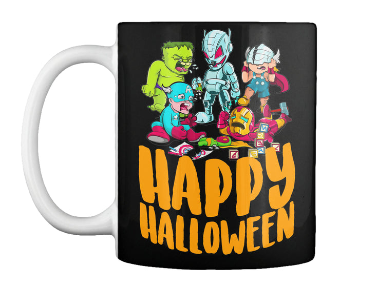 HAPPY HALLOWEEN T SHIRT SUPER HERO FUNNY