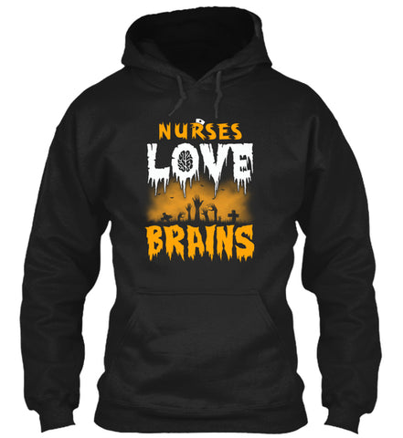 Nurses Love Brains Halloween Tank Top