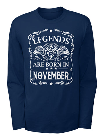 LEGENDS ARE BORN IN NOVEMBER.