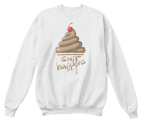 Shit Happens Funy Poop Emoji