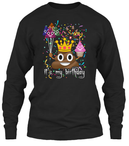 It's My Birthday Poop Emoji T Shirt