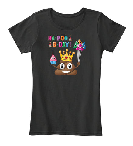 Poop Emoji Ha-Poo B-day Funny