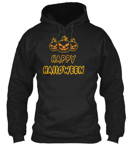 Happy Halloween Black Pumpkin shirt