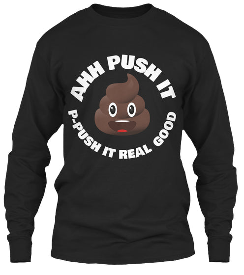 Poop Emoji Ahh Push It