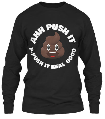 Poop Emoji Ahh Push It