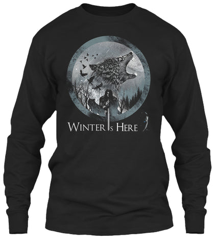 Game Of Thron - Winter Is Here Wolf Shir