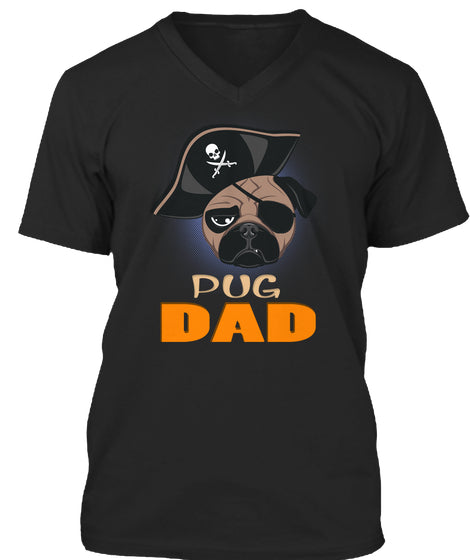 Funny Pug Dad Pirate Hat