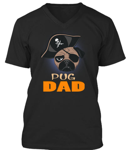 Funny Pug Dad Pirate Hat