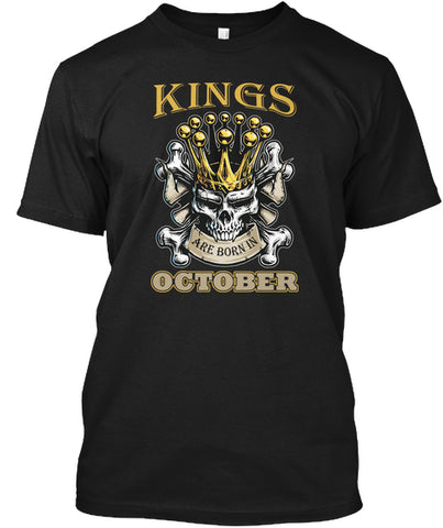 King Are Born In October T-Shirt