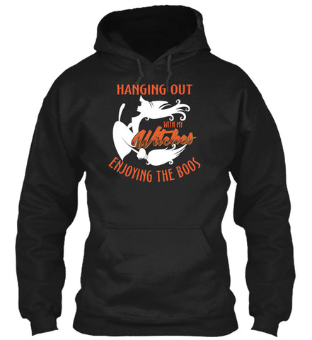 HANGING WITH MY WITCHES HALLOWEEN T-SHIR
