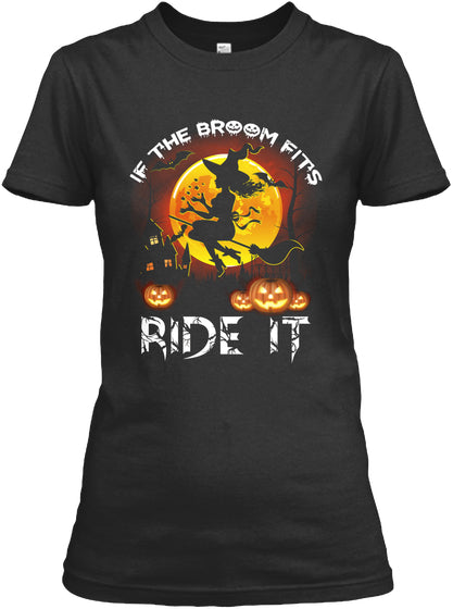 If The Broom Fits Witch Funny Tank Top