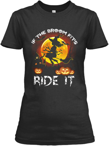 If The Broom Fits Witch Funny Tank Top