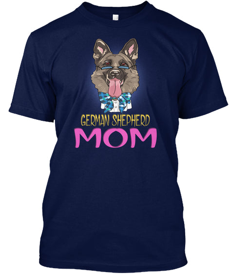 Funny Hipster Dog German Shepherd Mom