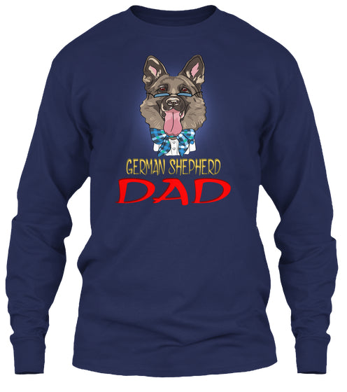 Funny Hipster Dog German Shepherd Dad