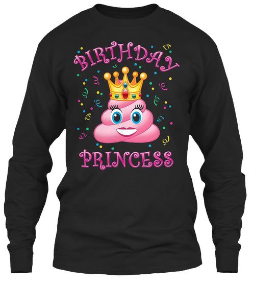 POOP EMOJI BIRTHDAY PRINCESS GIRLS