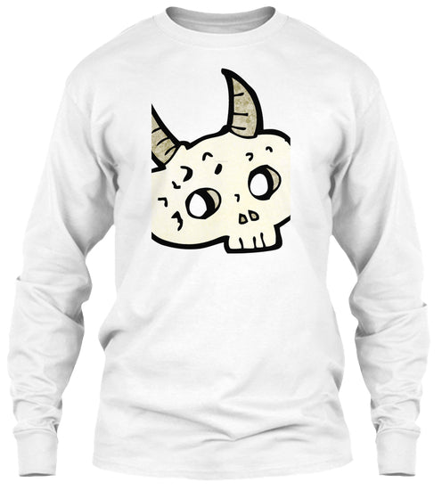 funny cartoon skull