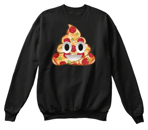 Pizza Emoji poop Smile T Shirt