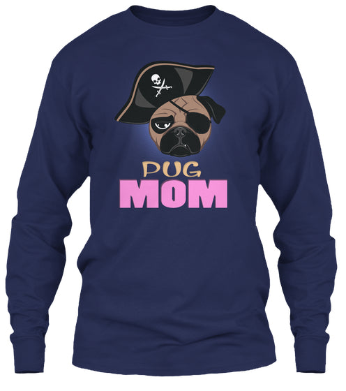 Funny Pug Mom Pirate Hat