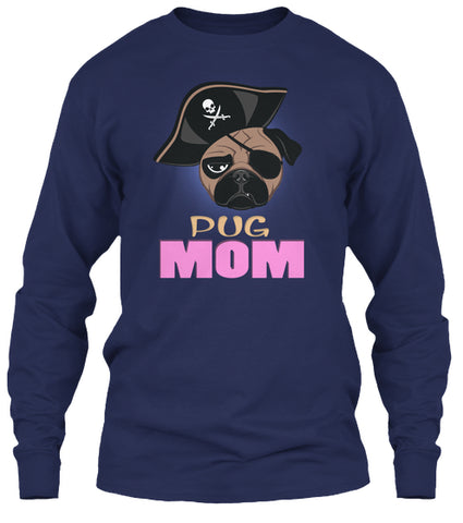 Funny Pug Mom Pirate Hat