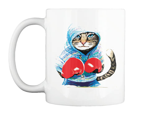 CAT BOXING T SHIRT