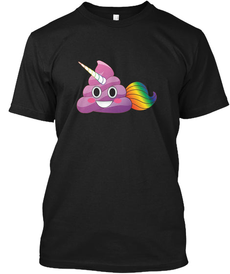 Unicorn Poop Emoji Cute Rainbow Tail