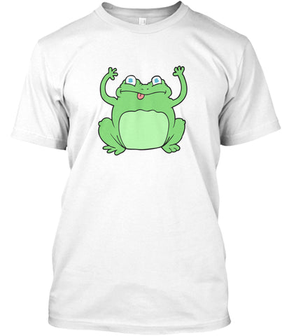 cartoon funny frog