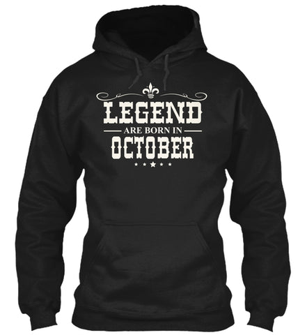 Legends Are Born In October T-shirt. Best Gift For Men/Women