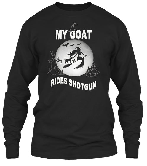 My Goat Ride Shotgun Halloween 2017 Gift