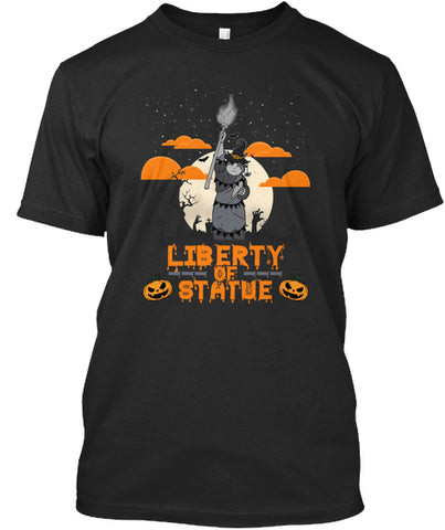 Liberty Of Statue Happy Halloween Tee