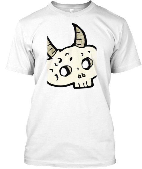 funny cartoon skull