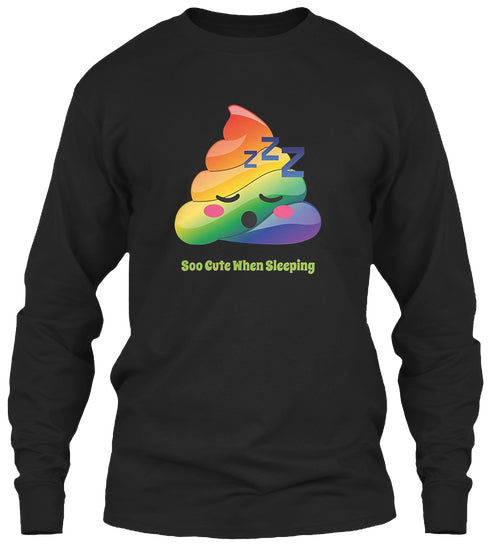 Cute Emoji Rainbow Poop # Love Sleep Zzz