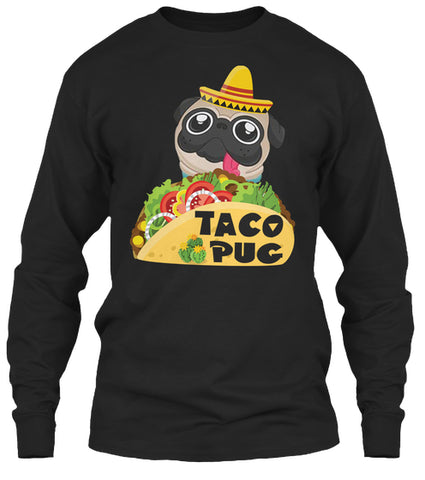 Funny Pet Tees Taco Pug T Shirt